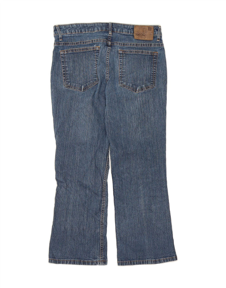 MOSSIMO Womens Bootcut Capri Jeans US 9 Medium W27 L23 Blue Cotton Vintage Mossimo and Second-Hand Mossimo from Messina Hembry 