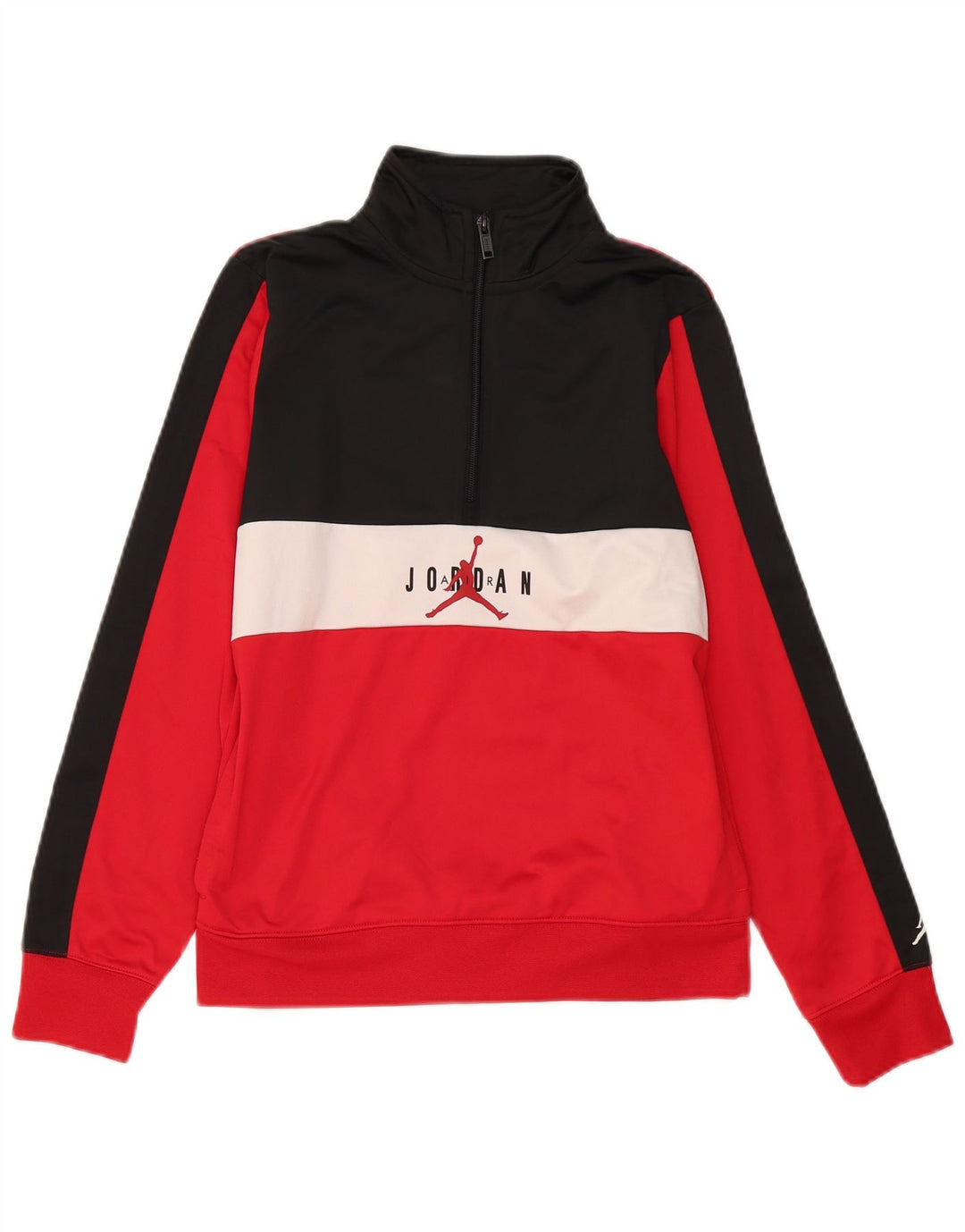 Felpa con grafica Jordan per ragazzi, 12-13 anni, grande, color block rosso