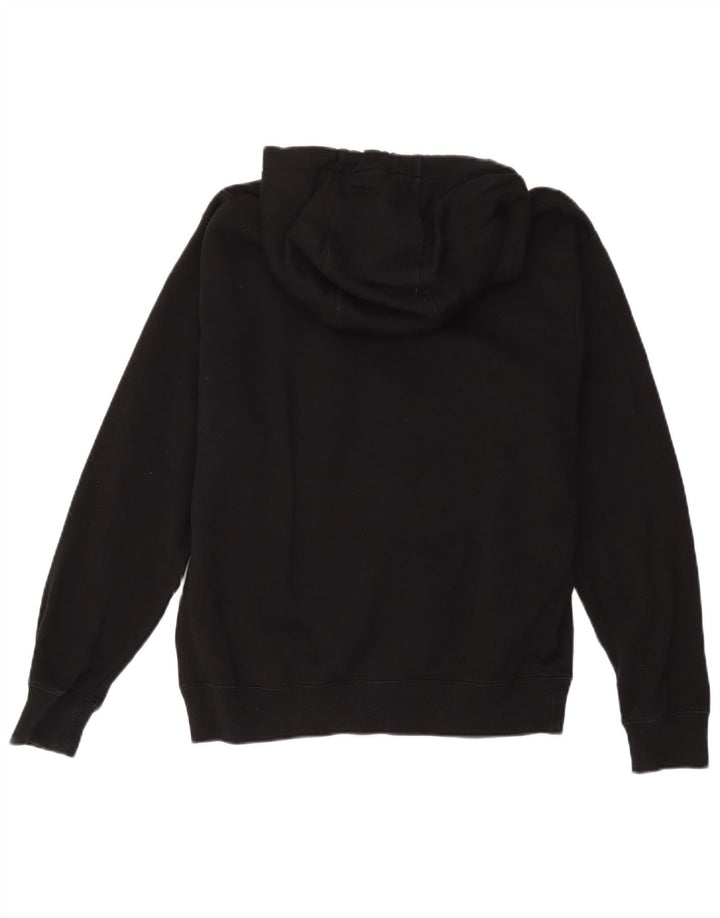 Felpa con cappuccio grafica Nike da uomo in cotone nero medio