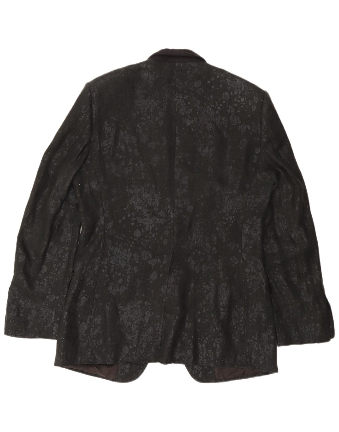 Giacca blazer da uomo a 1 bottone Dolce & Gabbana IT 52 XL Lino tie dye grigio