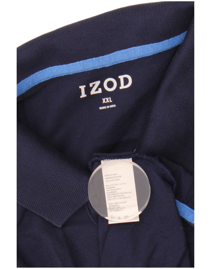Polo da uomo IZOD 2XL in cotone blu navy