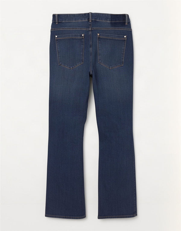 Jeans svasati Magic Slim da donna Marks & Spencer UK 16 Large 35 L28 Blu