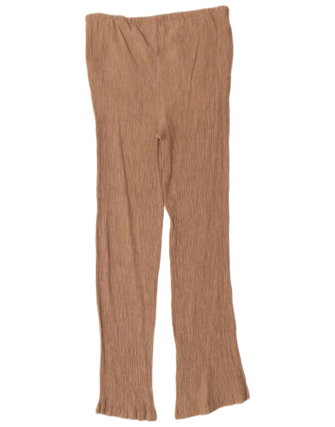 Pantaloni da tuta da donna ZARA UK 16 Large Beige Viscosa