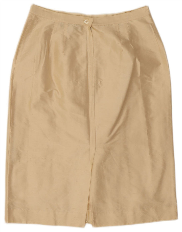 Gonna dritta da donna Blunauta IT 44 media W28 acetato beige