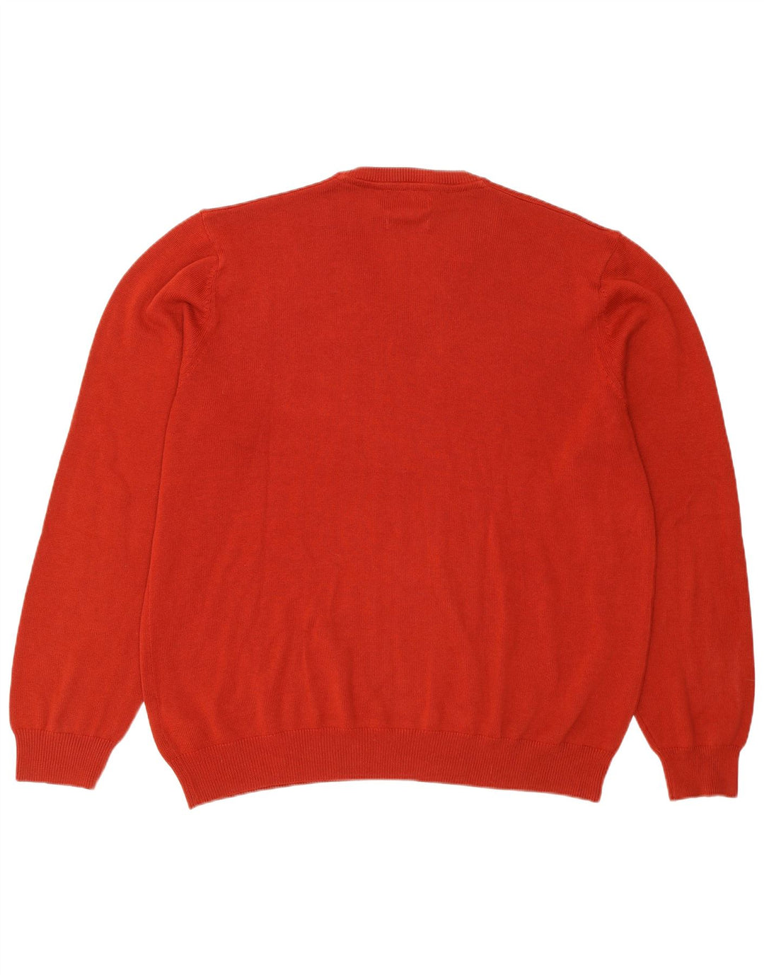 Maglione da uomo con scollo a V Marks & Spencer XL in cotone rosso