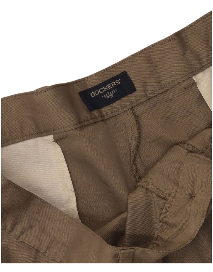 Pantaloncini chino con ancoraggio da uomo Dockers W34 Large Beige