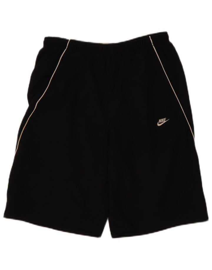 Pantaloncini sportivi Nike da uomo piccoli in poliestere nero