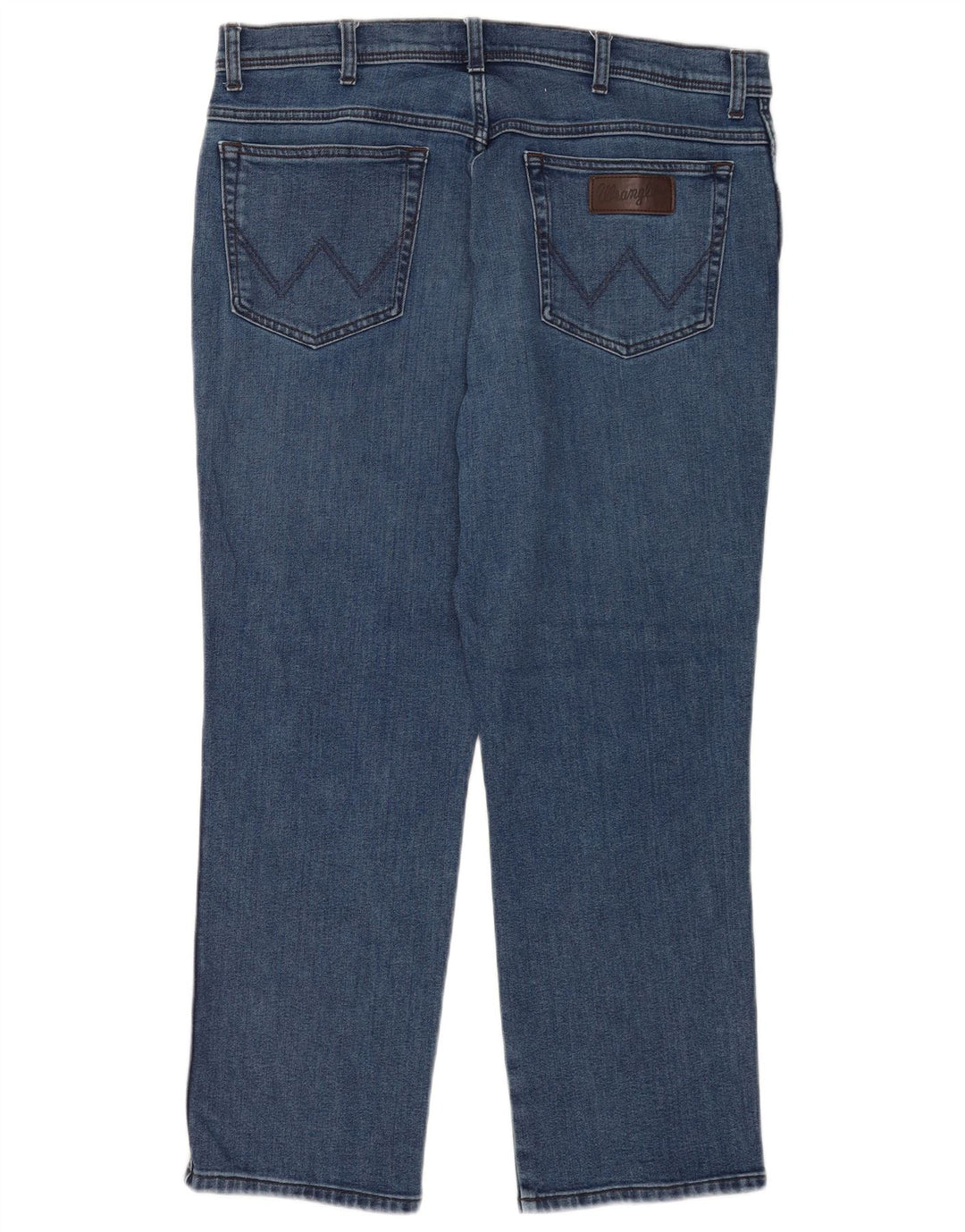 Jeans dritti da uomo Wrangler Texas W38 L30 cotone blu