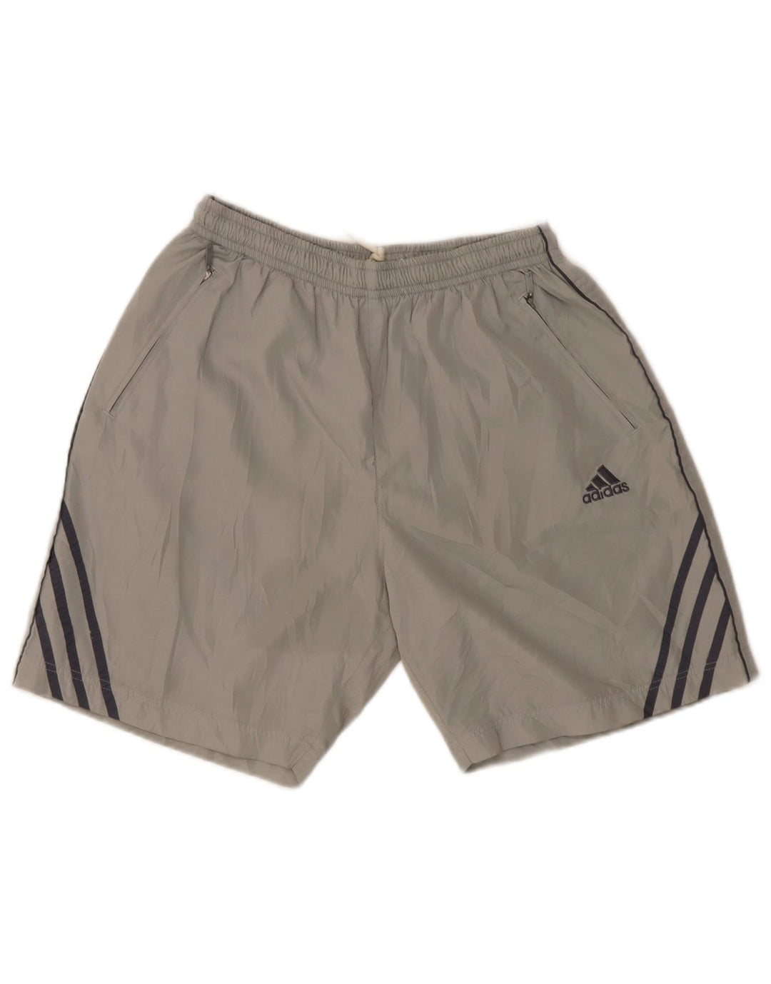 Pantaloncini sportivi da uomo Adidas UK 40/42 Poliestere grigio medio