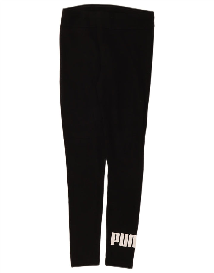 Leggings grafici da donna Puma UK 8 piccoli neri