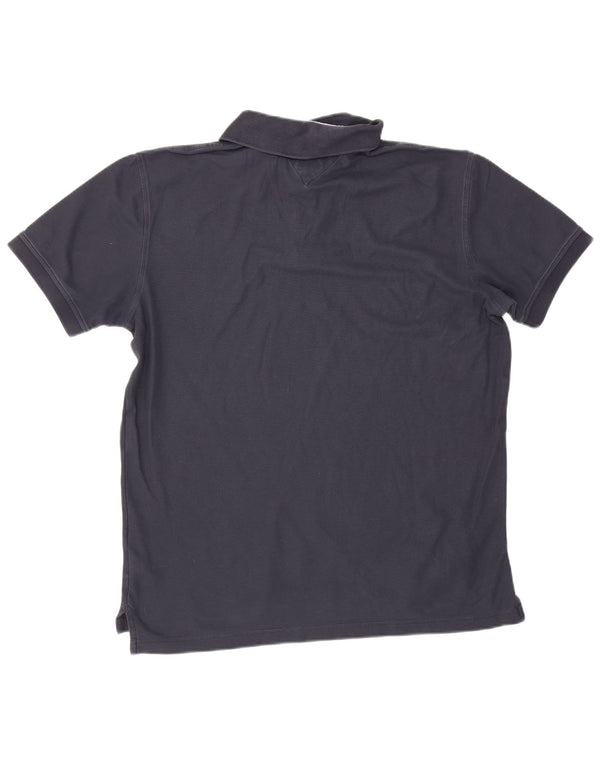 Polo da uomo Regular Fit Tommy Hilfiger XL in cotone blu navy