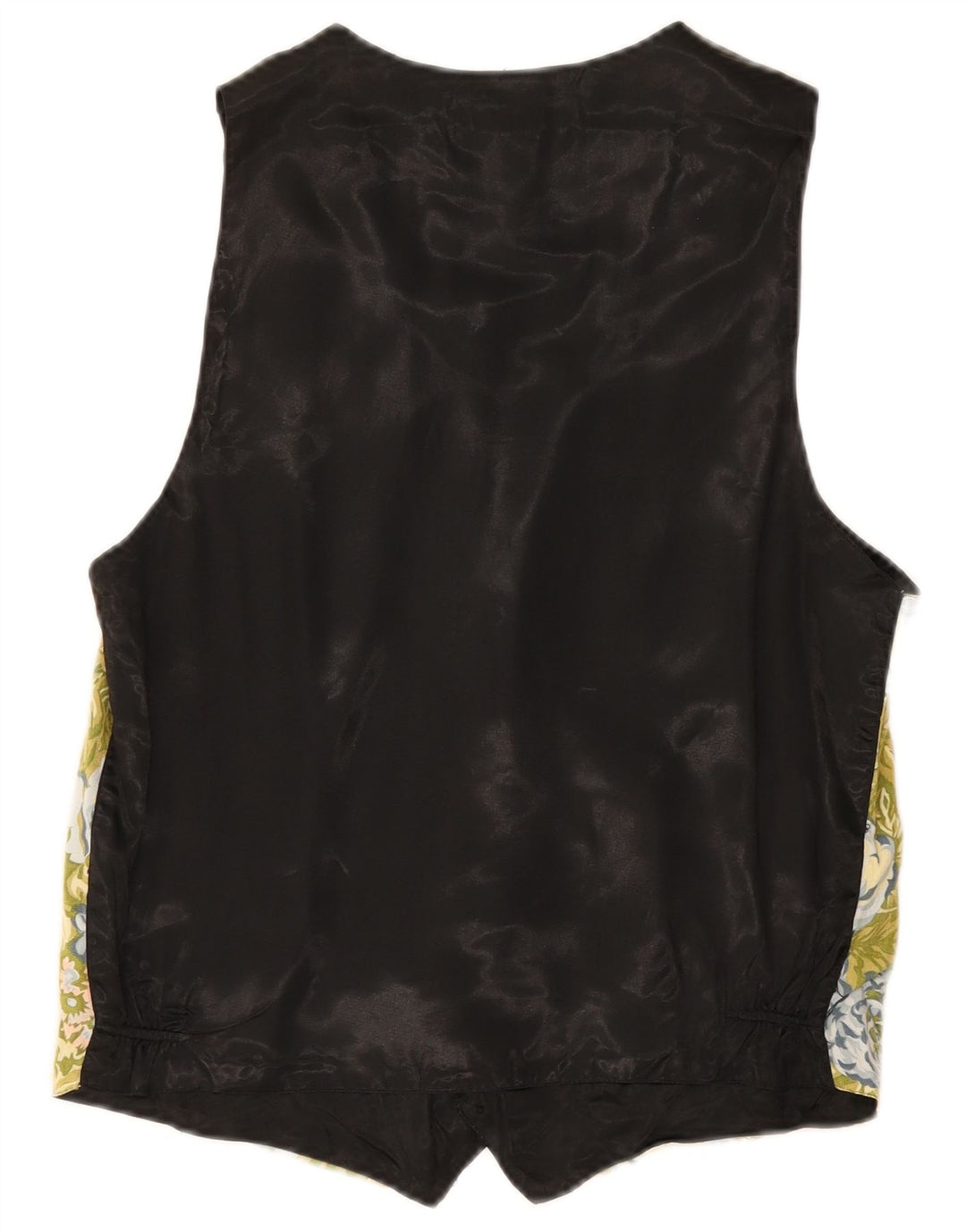Gilet da uomo 3K piccolo in cotone floreale verde