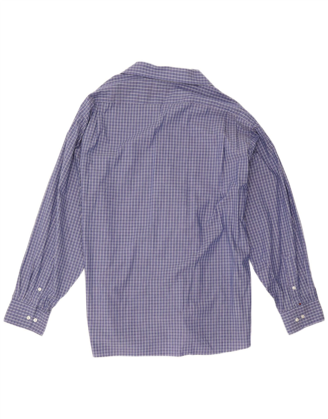 Camicia da uomo vestibilità regolare Tommy Hilfiger 2XL cotone a quadri blu