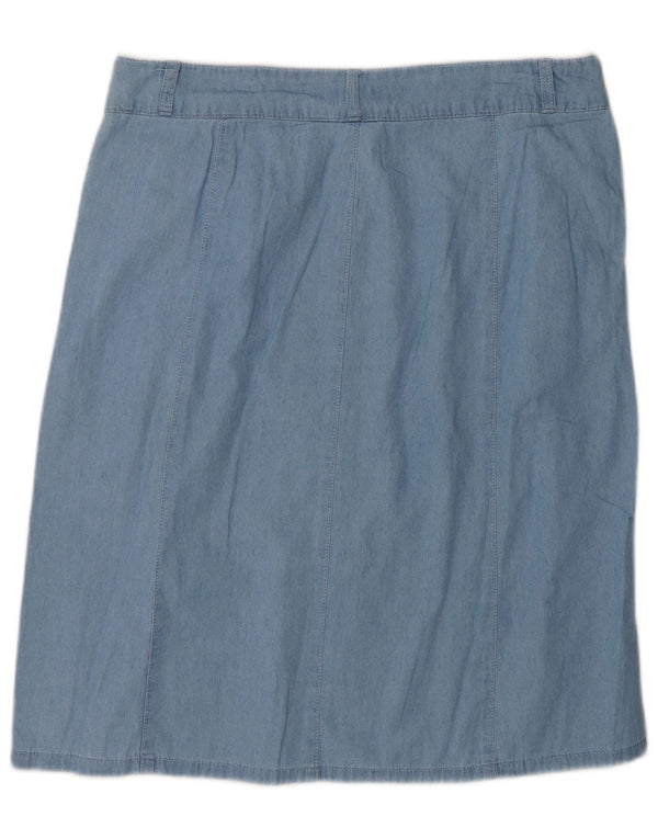 Collezione Gonna di jeans da donna UK 14 Large W32 Blu Cotone