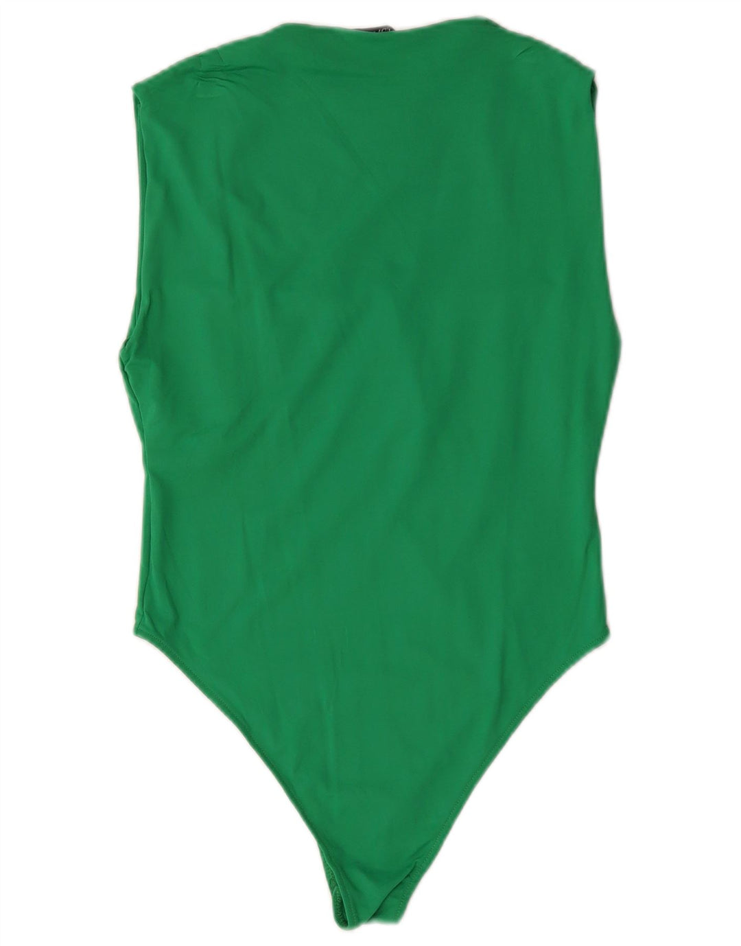 Body senza maniche da donna Zara UK 14 Large verde in poliammide
