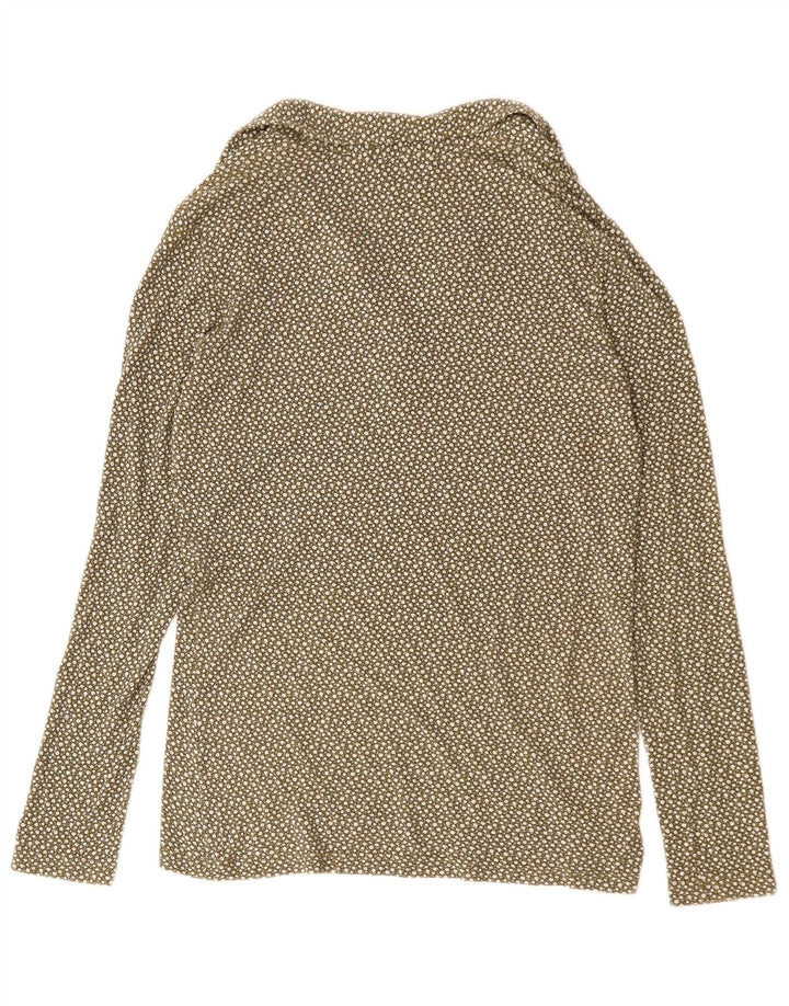 Maglietta pullover da donna Fred Perry UK 10 Small Khaki Floral