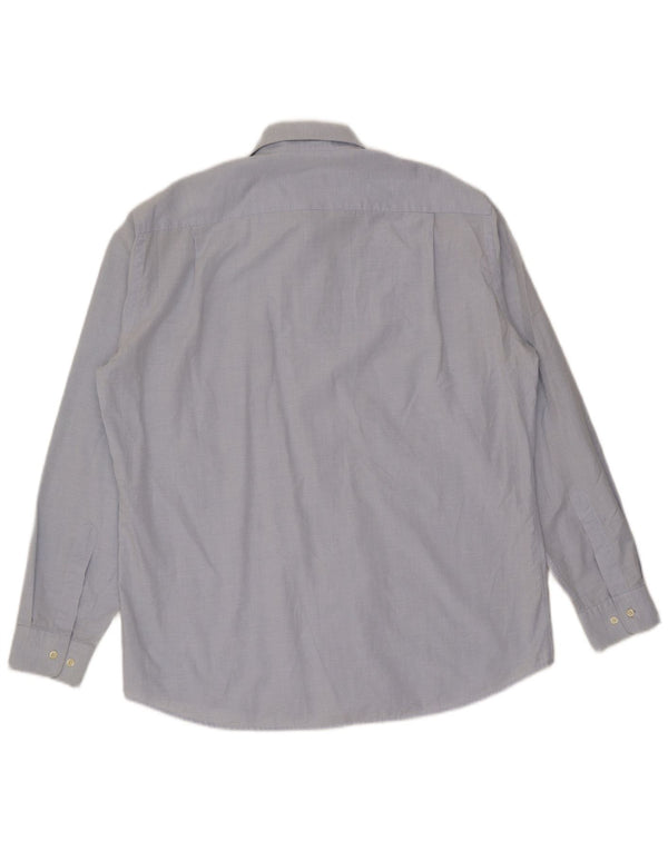 Hugo Boss Mens Shirt Size 42 16 1/2 Large Blue Cotton