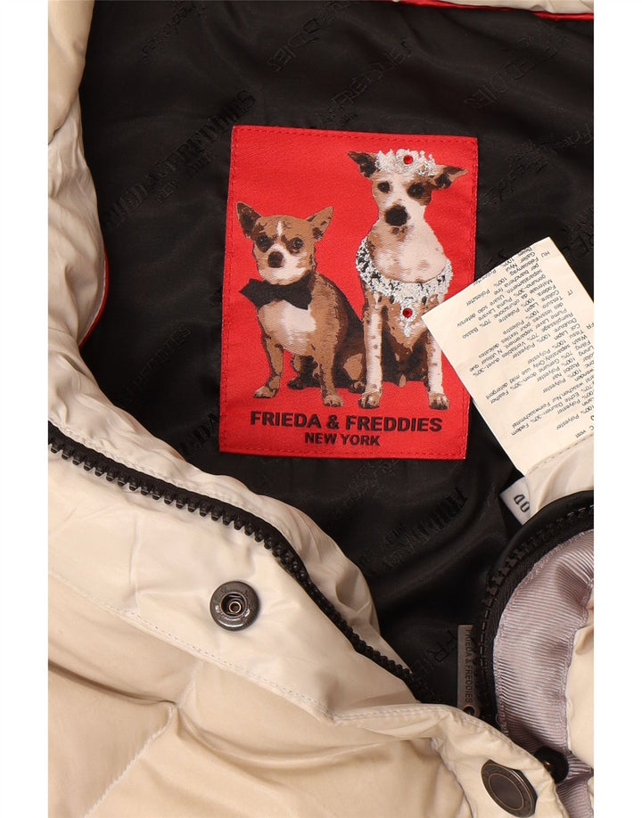 Gilet imbottito da donna FRIEDA & FREDDIES EU 40 Poliestere beige medio