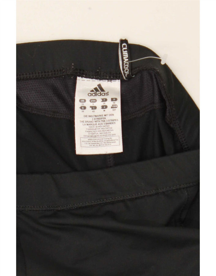 Leggings Adidas Climacool Capri da donna UK 10 piccolo poliestere nero