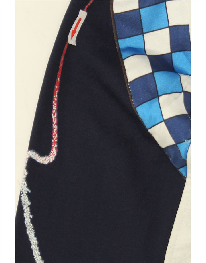 Giacca da tuta grafica da uomo Diadora Large Blue Colourblock