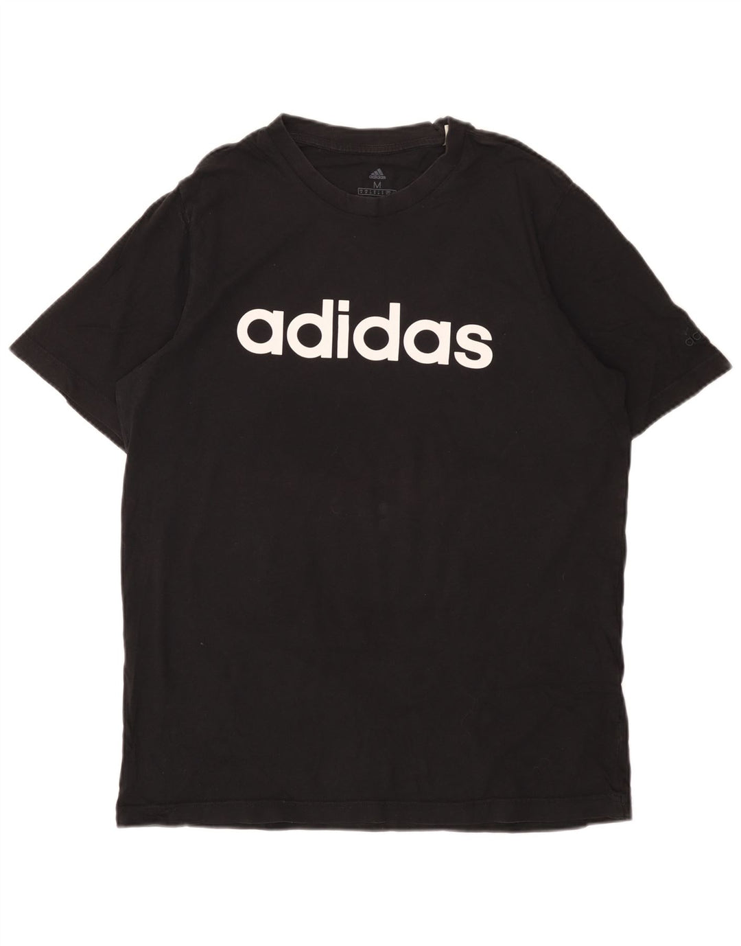 Maglietta grafica Adidas Regular da uomo, media, nera