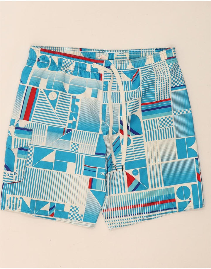 Pantaloncini da bagno da uomo O'Neill grandi in poliestere geometrico blu
