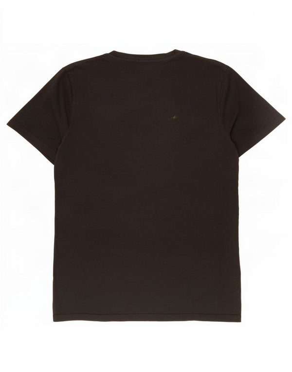 Jack & Jones Mens T-Shirt Top Large Black Cotton