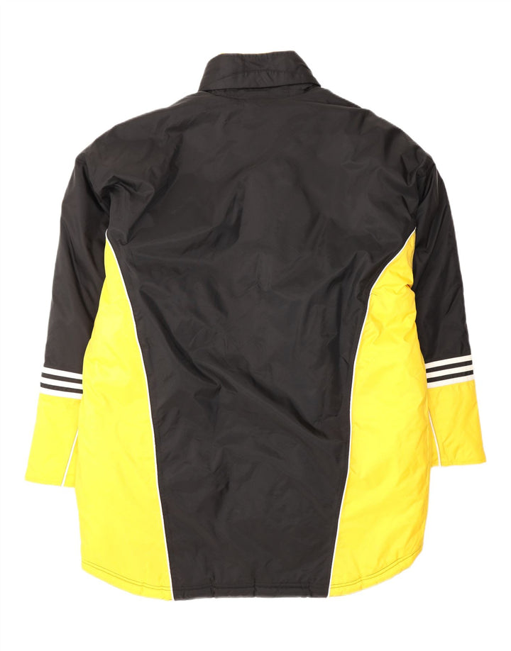Giacca a vento grafica da uomo ADIDAS UK 44/46 Large Black Colourblock