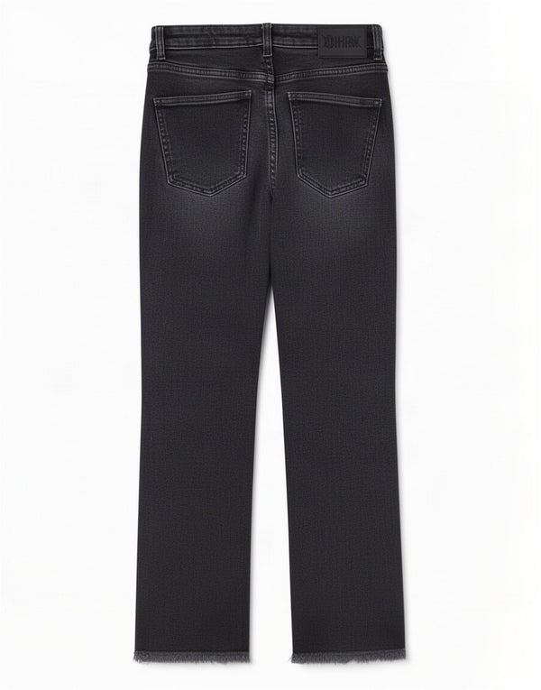 Jeans dritti corti da donna Zara EU 36 XS W26 L24 Nero