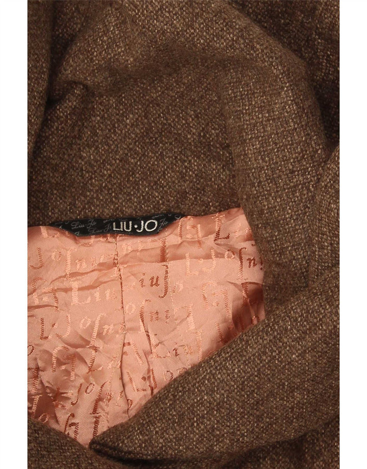 Cappotto Donna Liu Jo IT 42 Marrone Medio Lana