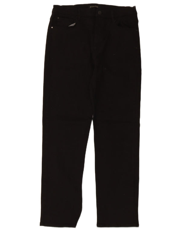 Pantaloni casual dritti da donna Massimo Dutti EU 38 Small W28 L27 Nero