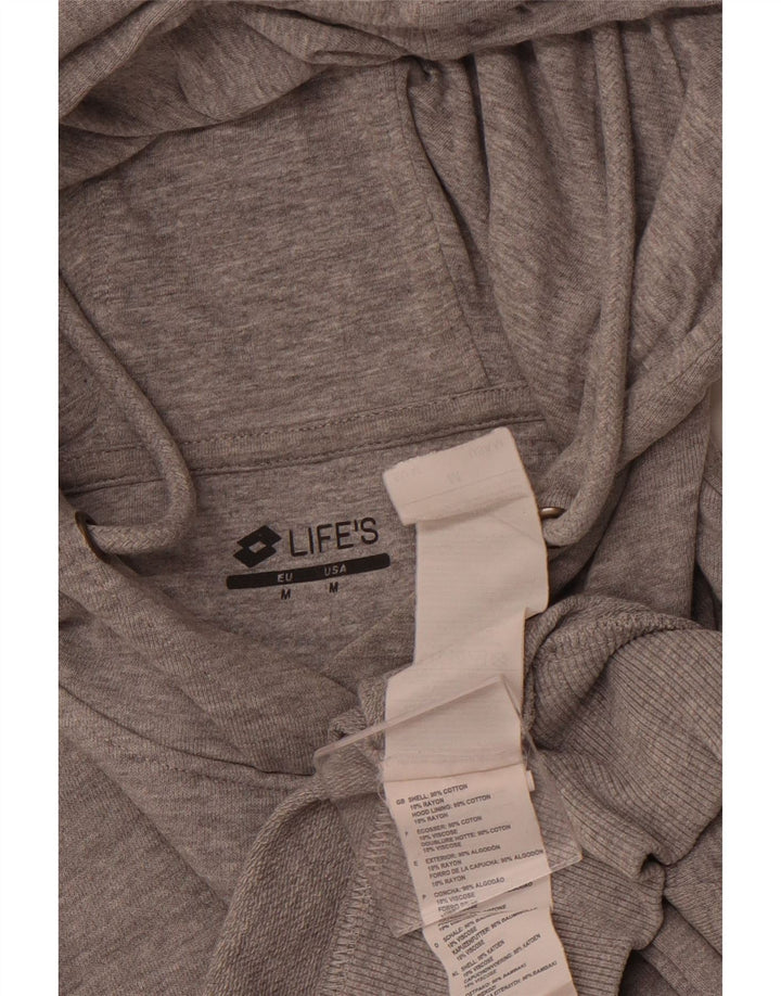 Maglione con cappuccio da donna LOTTO UK 14 Cotone grigio medio
