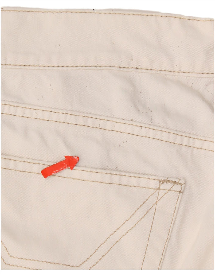 Jeans dritti da uomo Jeckerson W34 L34 cotone bianco