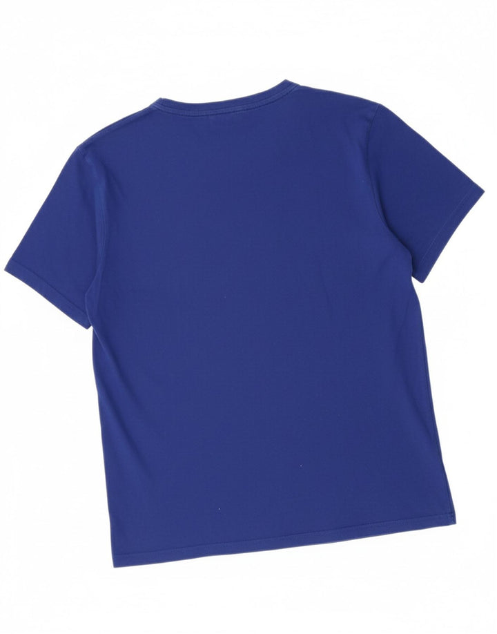 TOMMY HILFIGER Mens T-Shirt Top Medium Blue Cotton