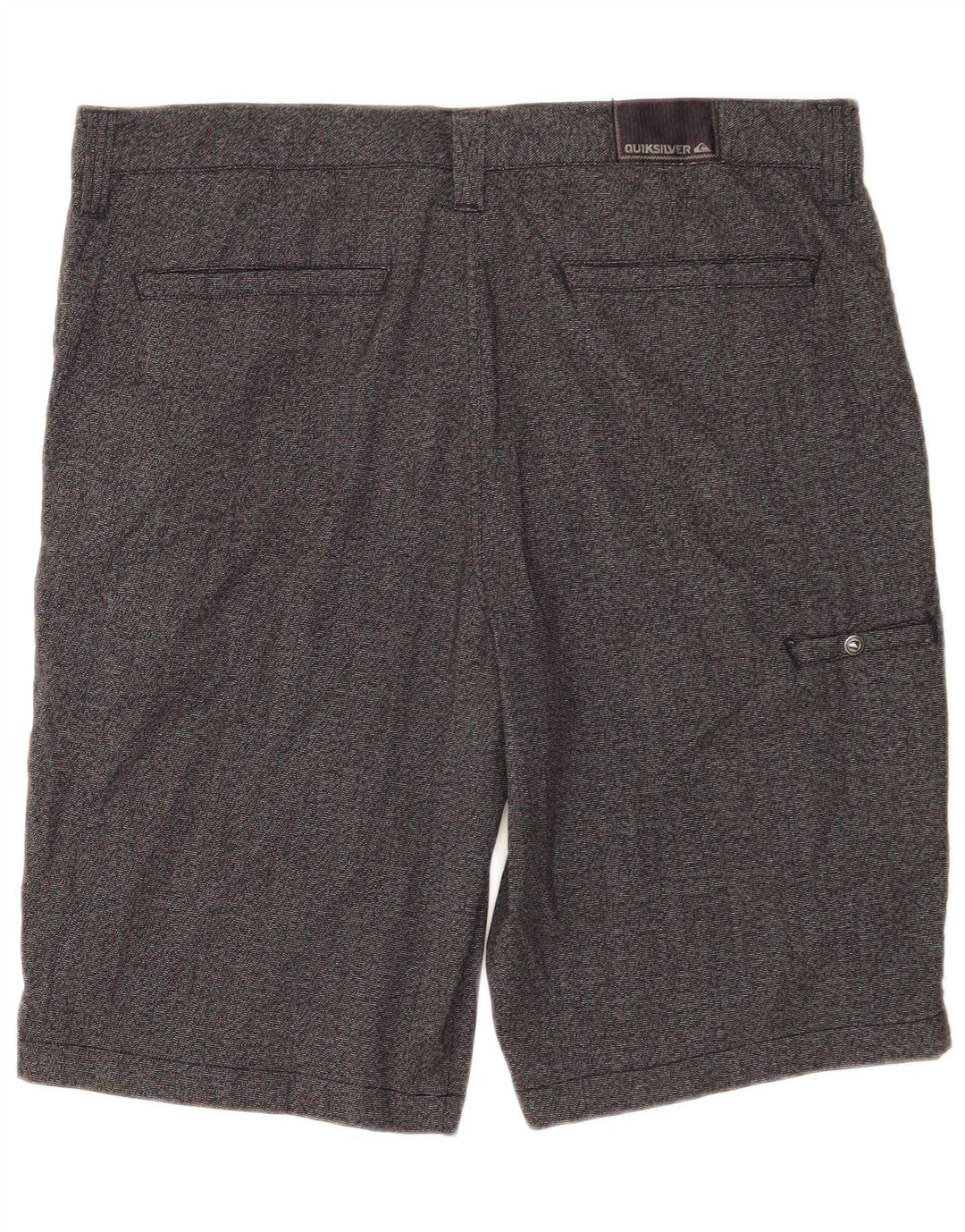 Pantaloncini cargo Quiksilver Zathan da uomo W34 Large in poliestere grigio