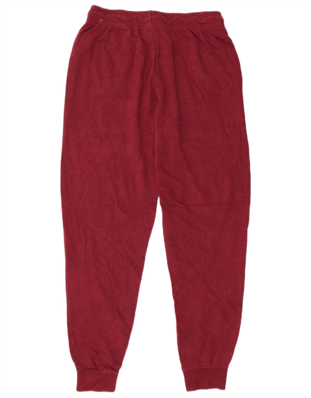 NIKE Pantaloni da tuta con grafica da donna Joggers UK 10 Small Maroon Cotton