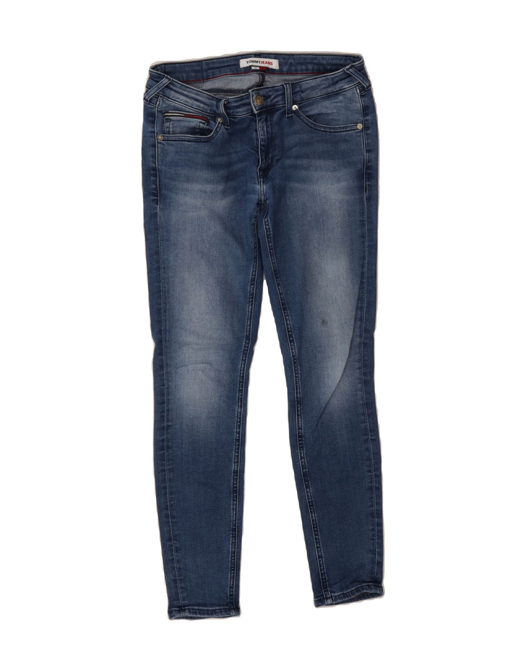 TOMMY HILFIGER Womens Skinny Jeans W29 L27 Blue Vintage Tommy Hilfiger and Second-Hand Tommy Hilfiger from Messina Hembry 