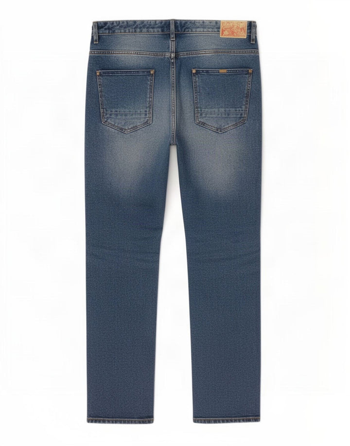 Jeans slim da uomo Springfield W38 L34 cotone blu