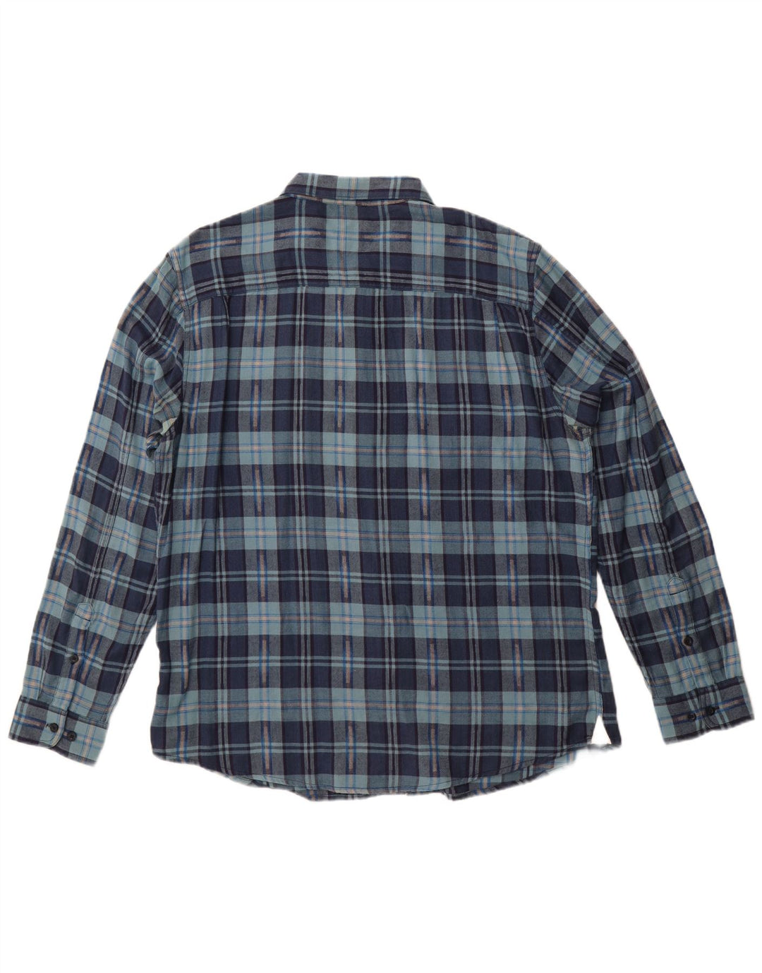 Camicia da uomo in flanella LEE 2XL in cotone a quadri blu navy