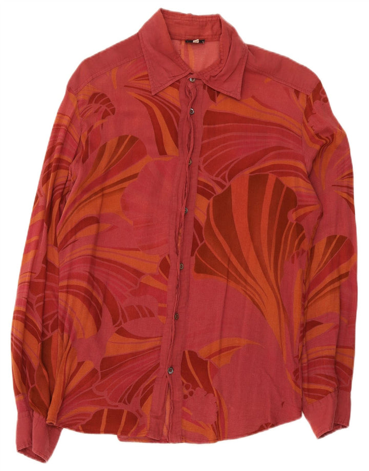 Camicia Dolce & Gabbana Uomo IT 48 Medio Rosso Floreale