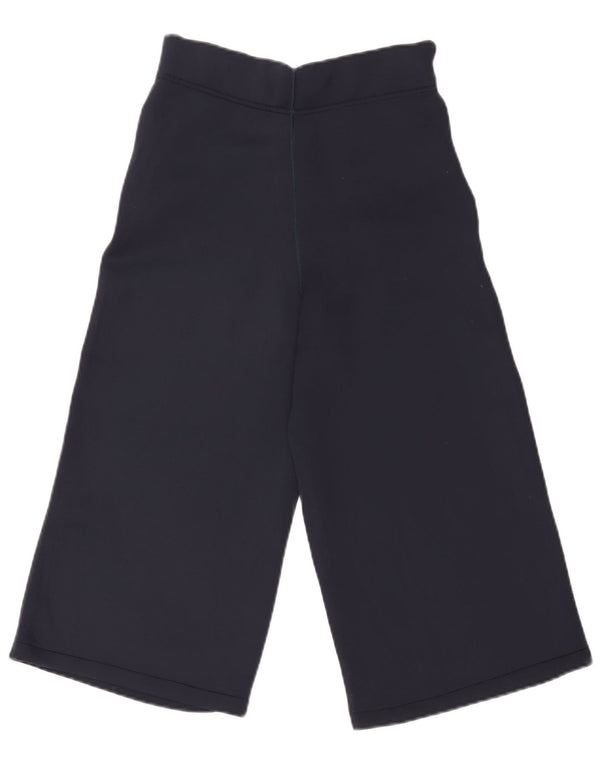 Pantaloni da tuta Capri a vita alta da donna Nike UK 6 XS poliestere blu navy