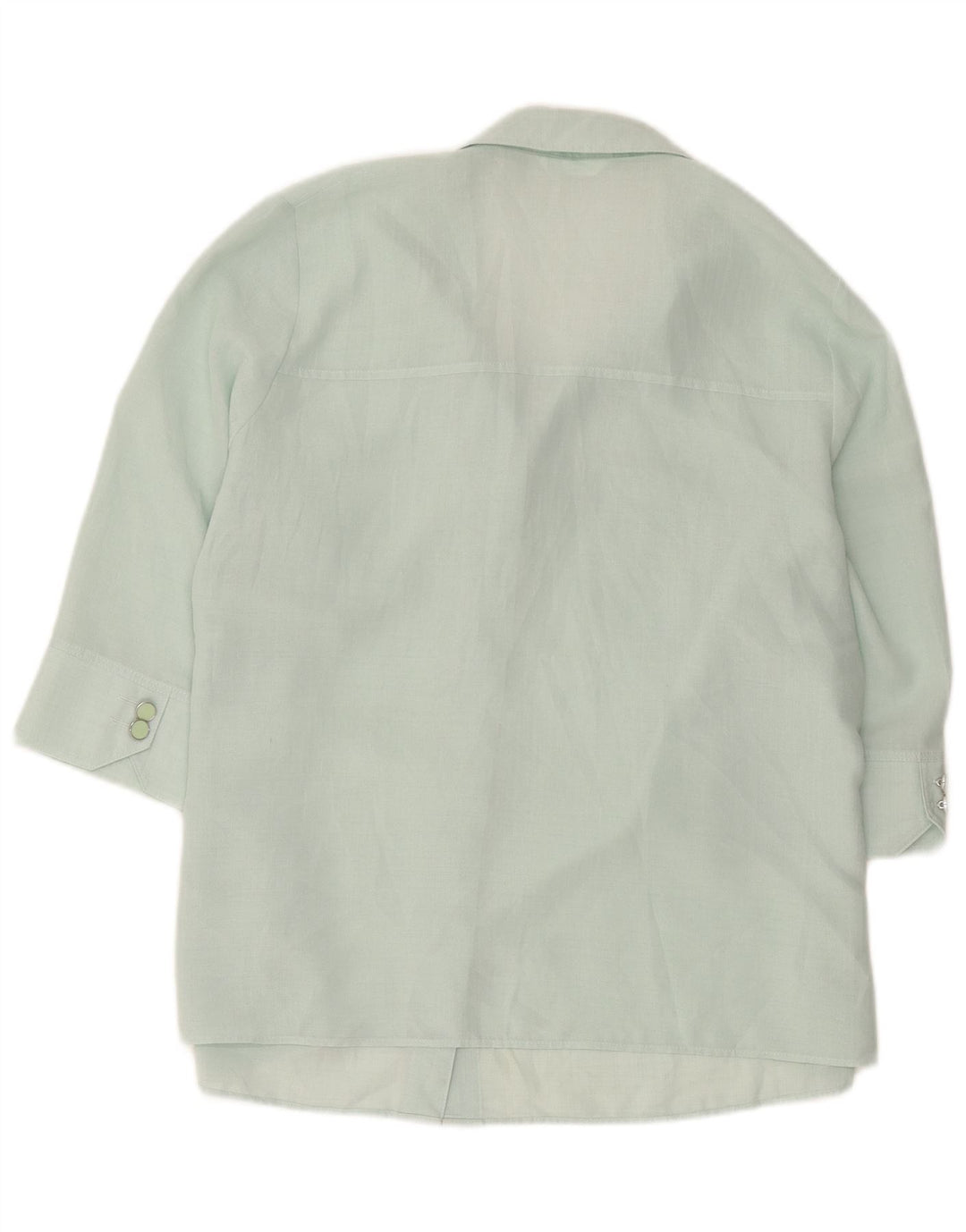 Camicia a maniche corte da donna Marks & Spencer UK 20 2XL poliestere verde