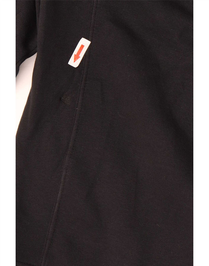 Felpa con cappuccio e zip da uomo Nike 2XL cotone nero