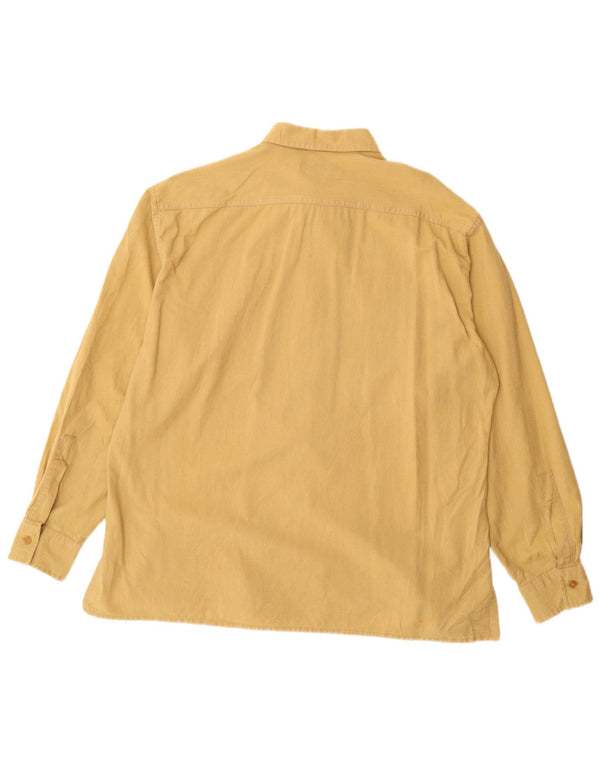 Camicia Uomo Replay Large in Cotone Giallo