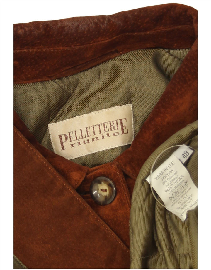Giacca Pelletteria Donna Scamosciata IT 48 XL Pelle Marrone