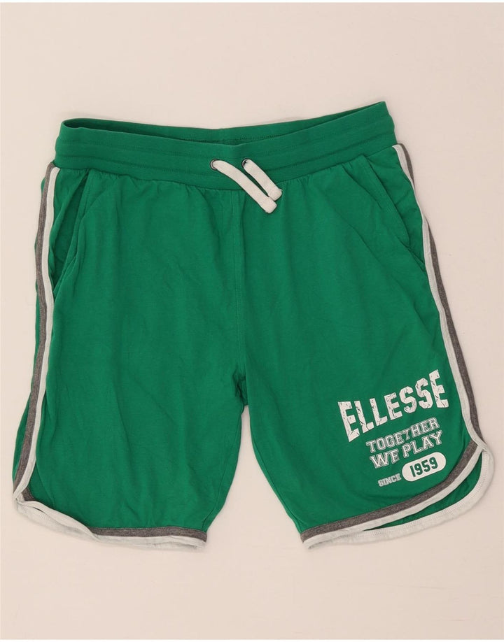 Pantaloncini sportivi grafici da donna Ellesse UK 14 verde medio