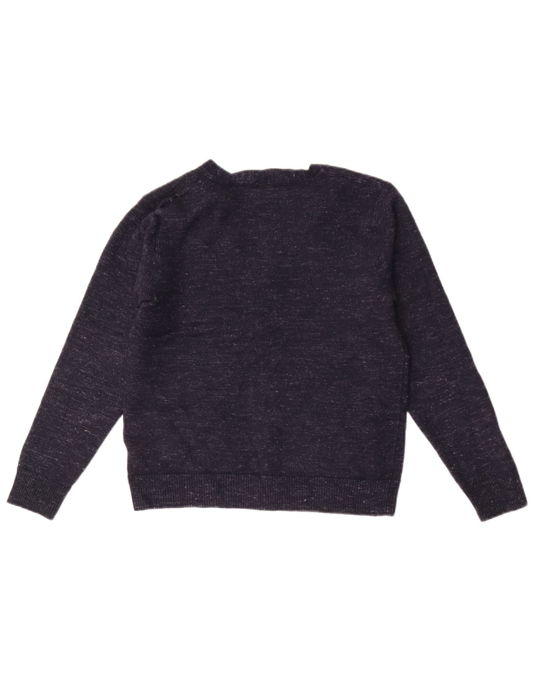 J. Crew Maglione cardigan slim fit da uomo in lana screziata media blu navy