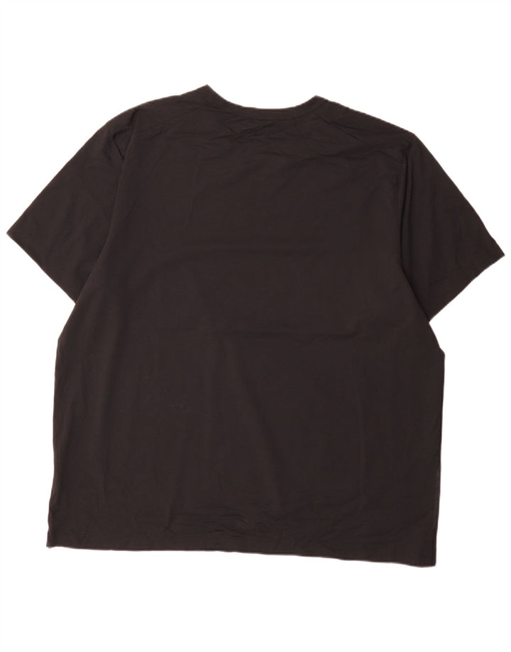 T-shirt Nike Dri Fit da uomo 2XL nera in poliestere