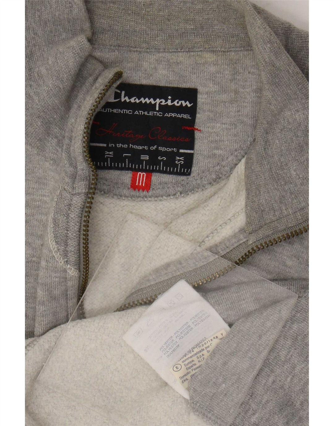 Giacca da tuta da donna Champion UK 14 Cotone color block grigio medio