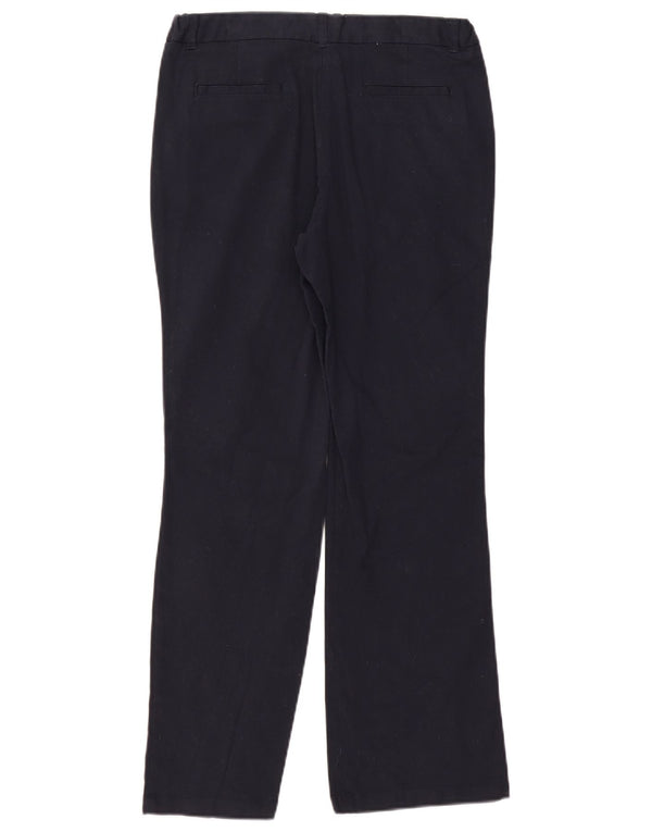 IZOD Boys Straight Chino Trousers 15-16 Years W30 L29 Navy Blue Cotton